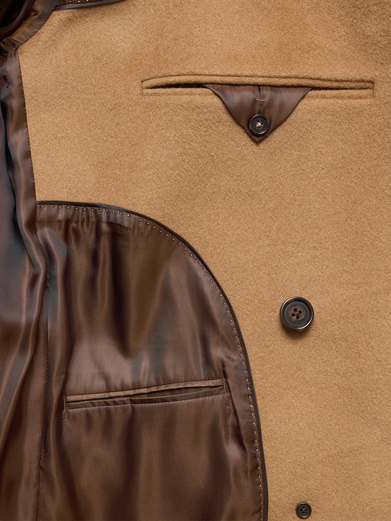 Double-Breasted Top Coat