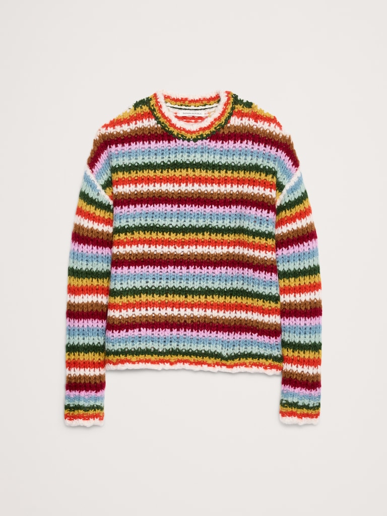 Chunky Cashmere-Silk Sweater