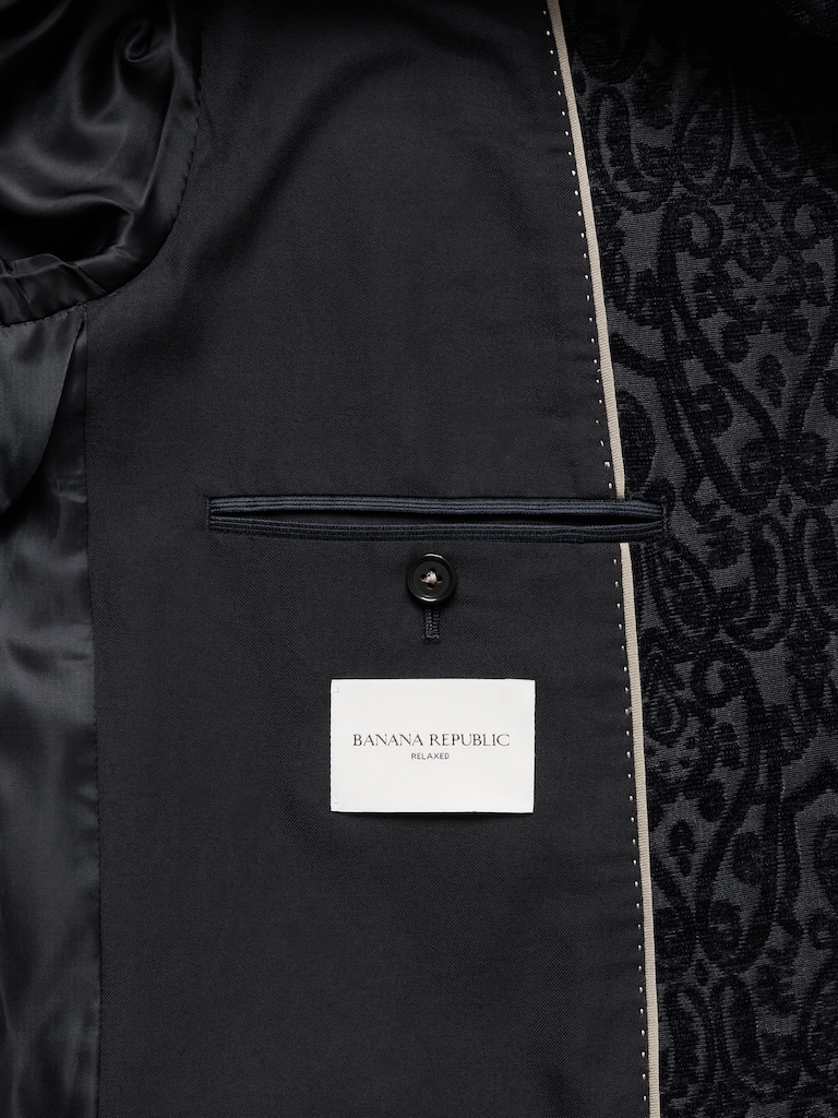 Relaxed Jacquard Tuxedo Jacket