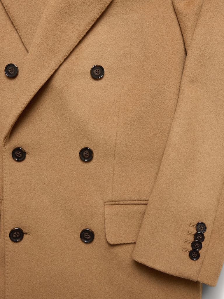 Double-Breasted Top Coat