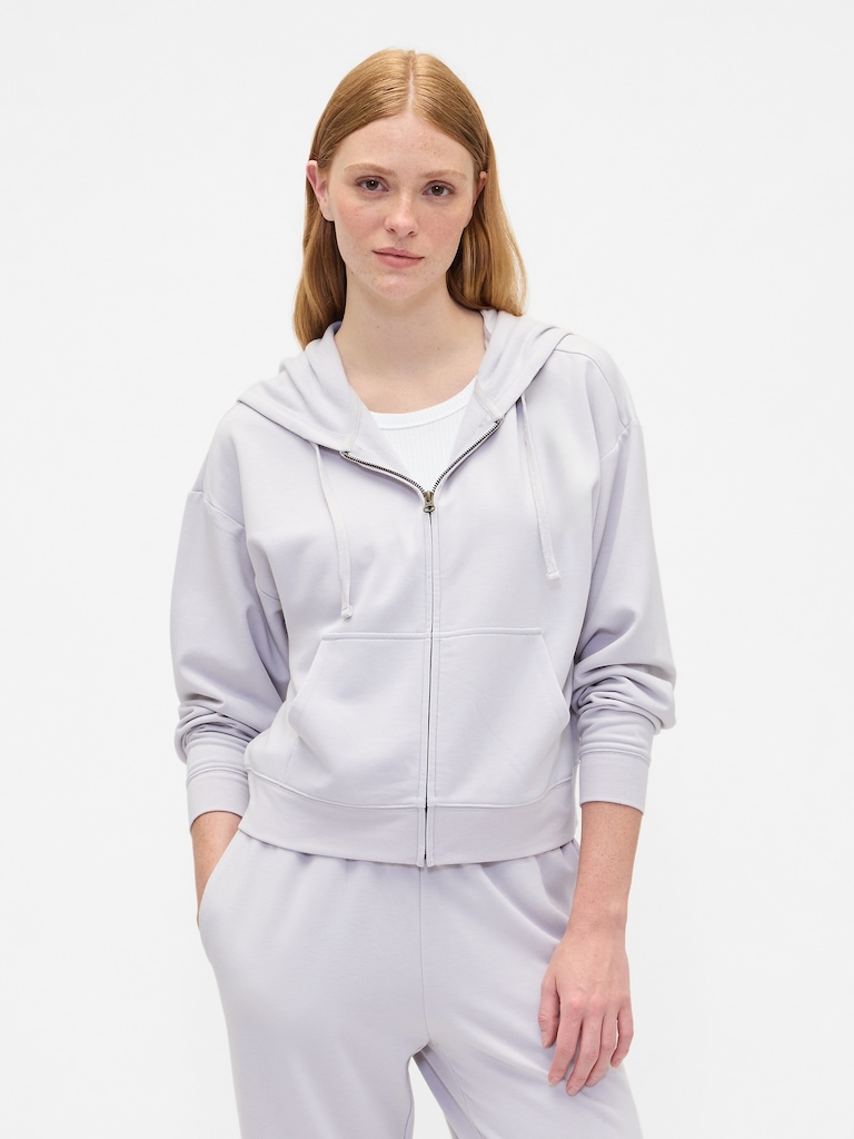 CloudLight Oversized Zip Hoodie