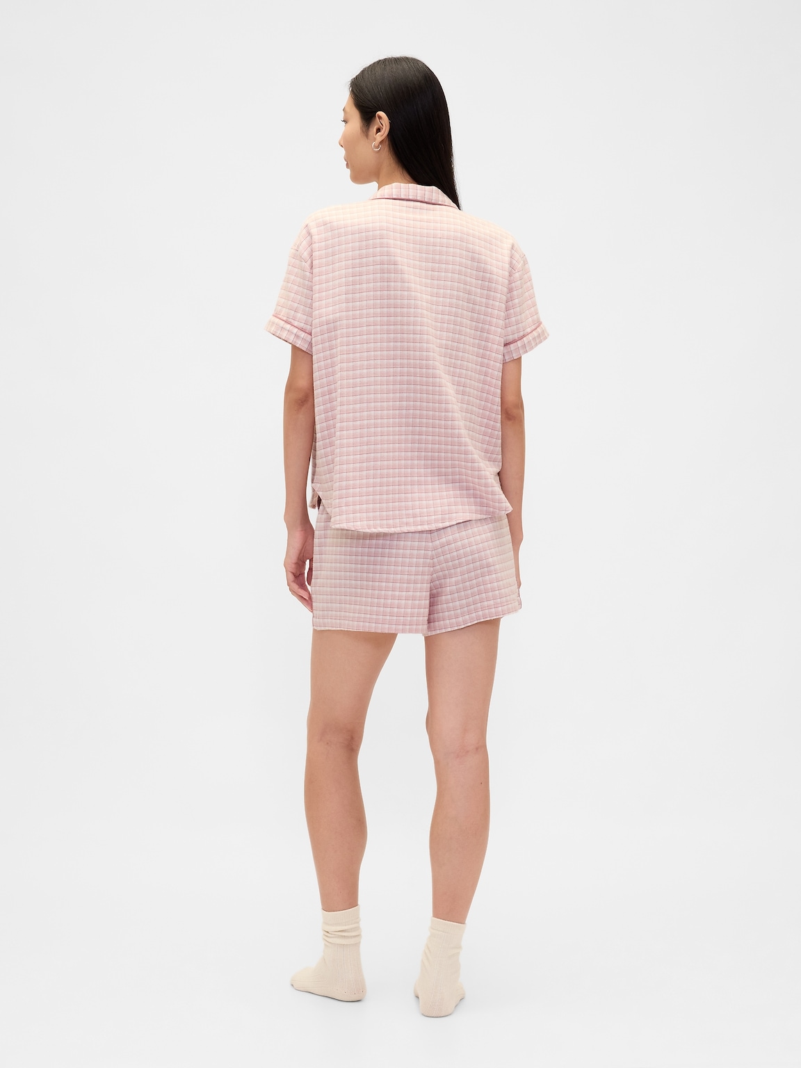 Adult Softest Flannel PJ Short Set