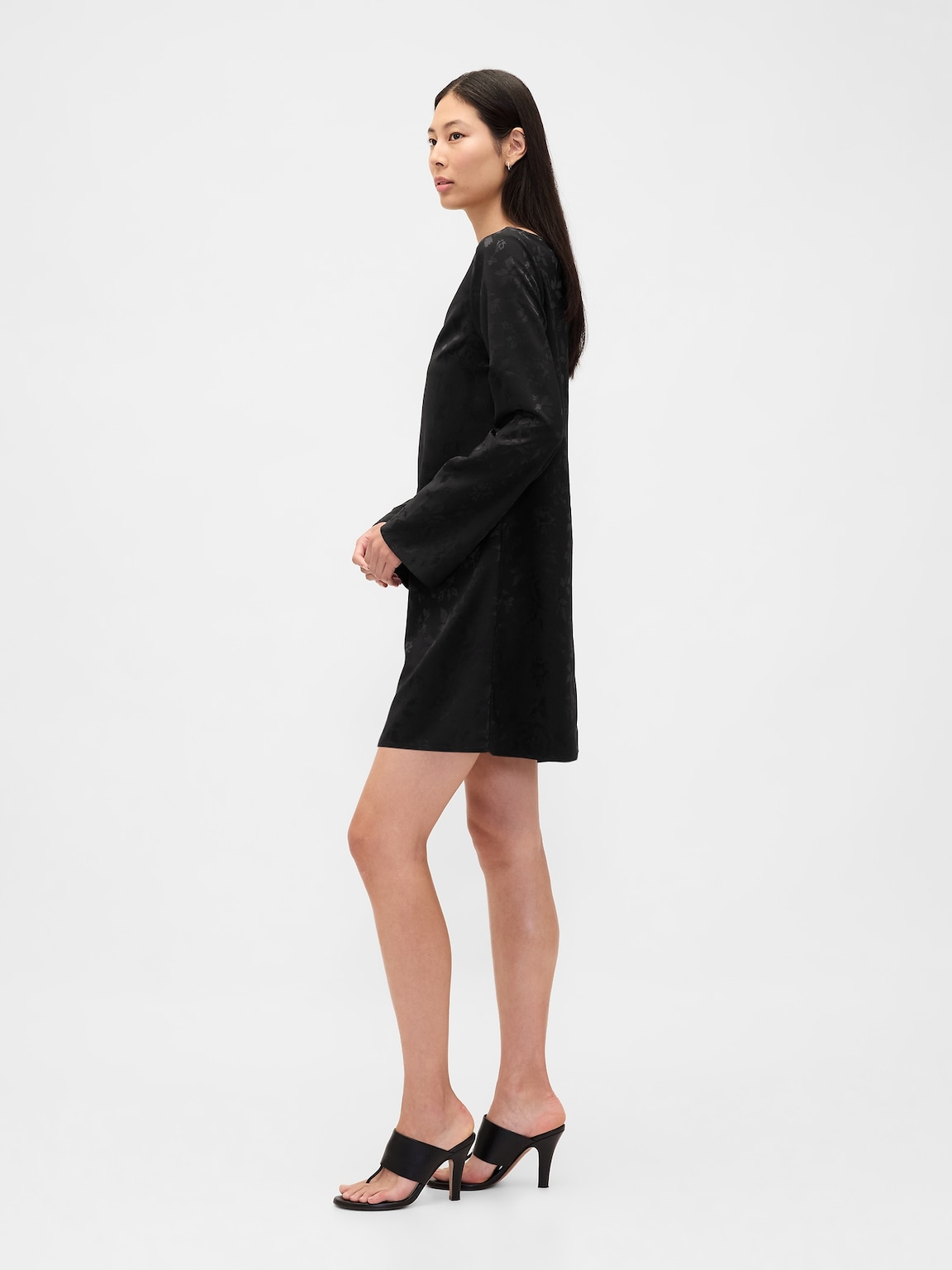 Boatneck Mini Shift Dress