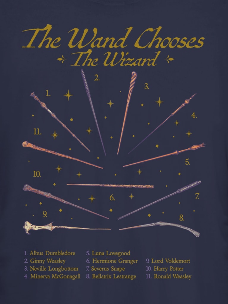 Harry Potter Wands Graphic T-Shirt