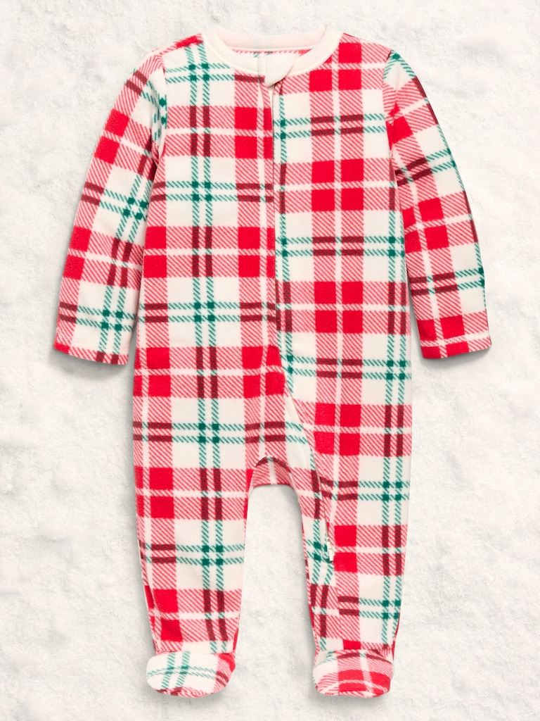 Microfleece 2-Way-Zip Sleep & Play Footed One-Piece for Baby