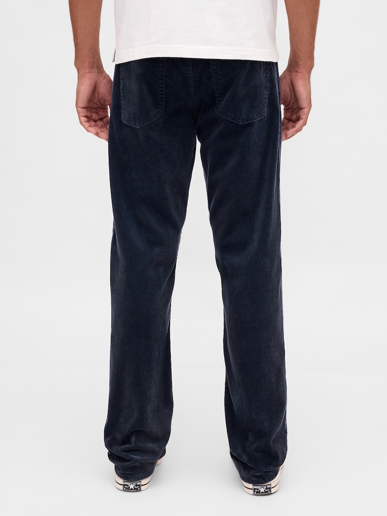Corduroy Relaxed Straight Pants