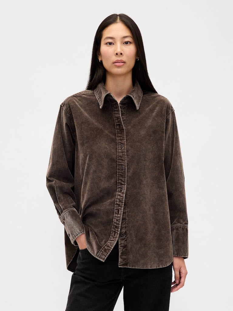 Corduroy Big Shirt