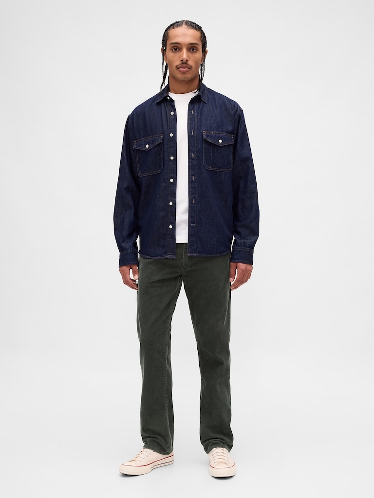 Corduroy Relaxed Straight Pants