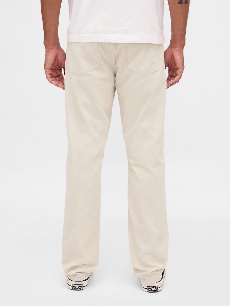 Corduroy Relaxed Straight Pants