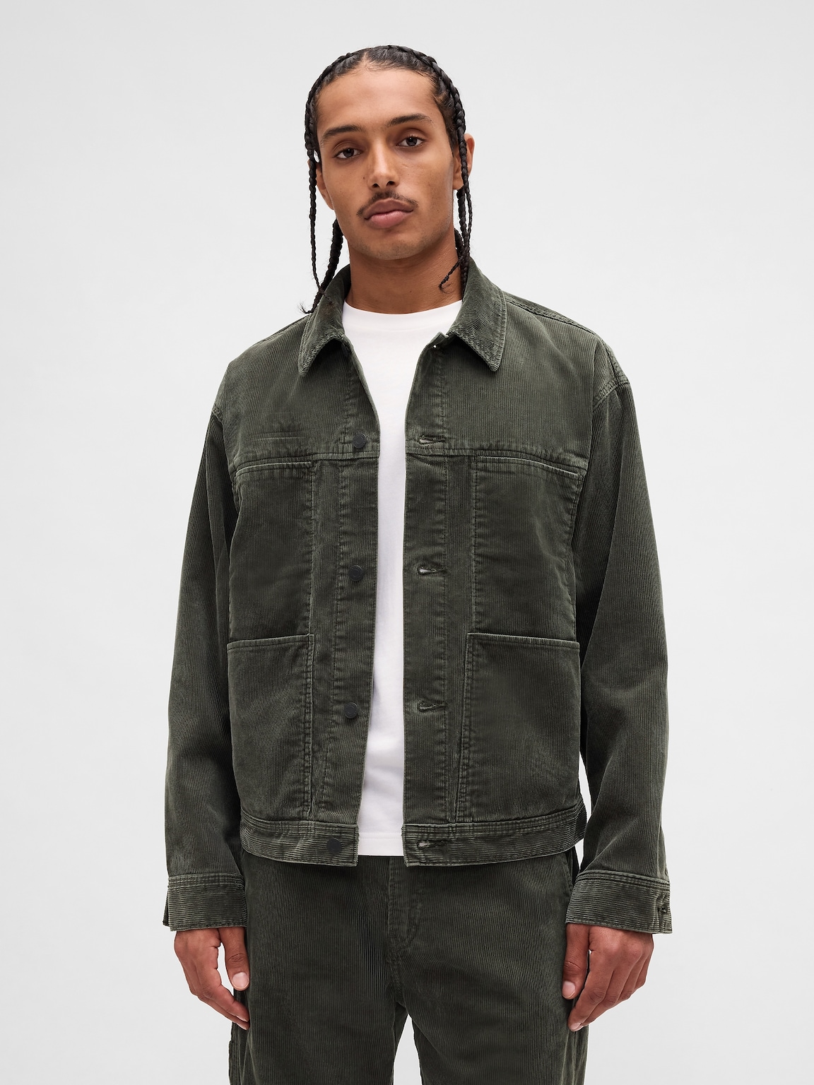 V-Neck Hardware One-Piece Swimsuit