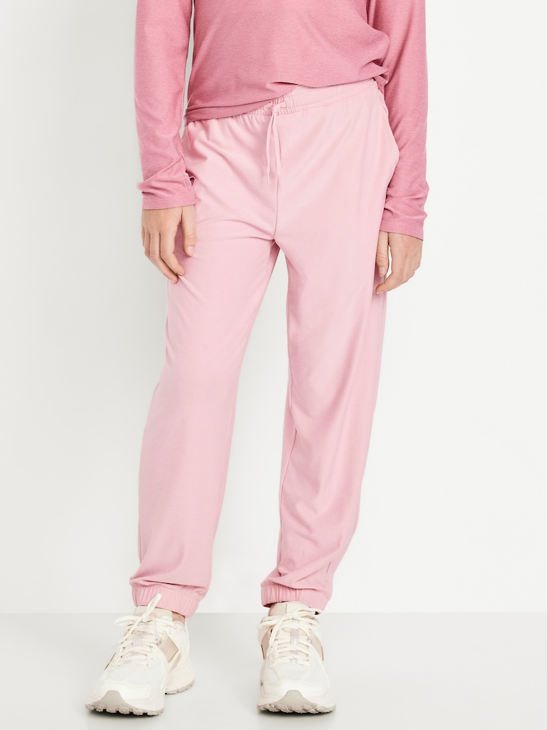 CloudMotion High-Waisted Jogger Sweatpants for Girls