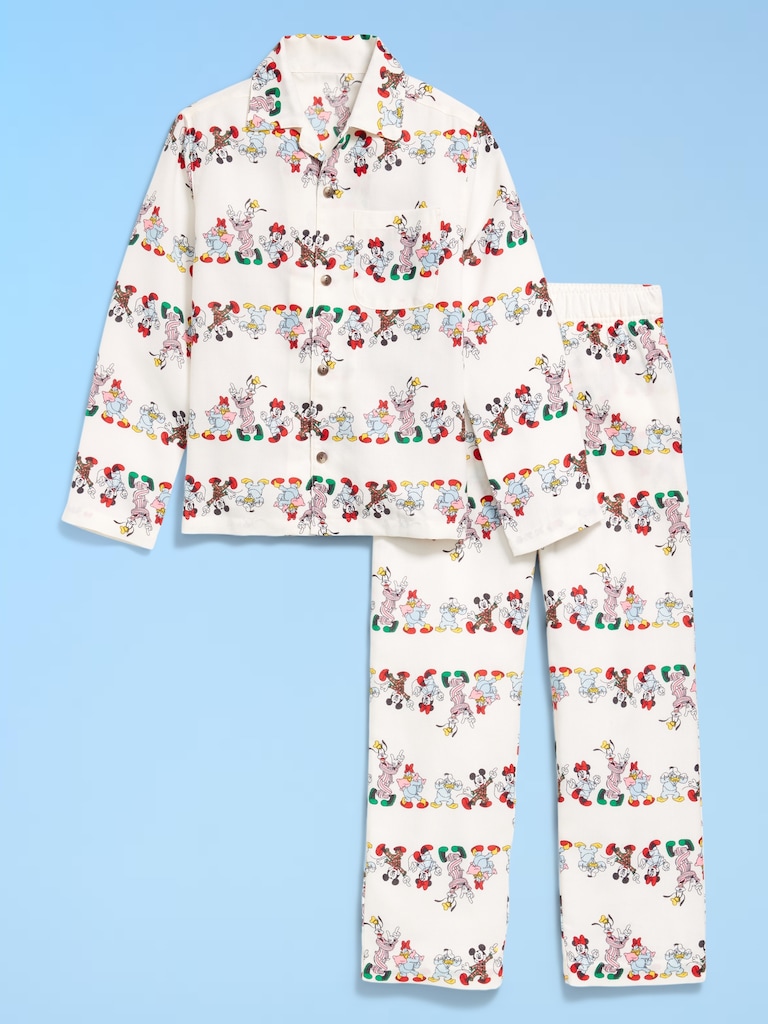 Old Navy x Disney Gender-Neutral Button-Front Graphic Pajama Set for Kids