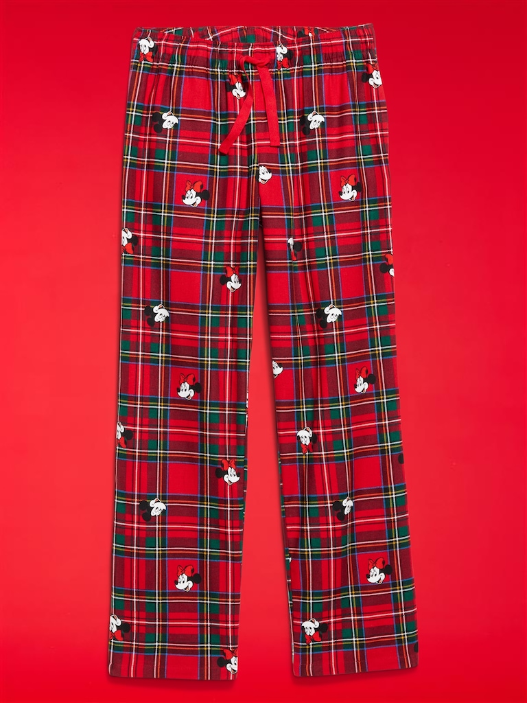 Old Navy x Disney Mid-Rise Printed Flannel Pajama Pants for Women
