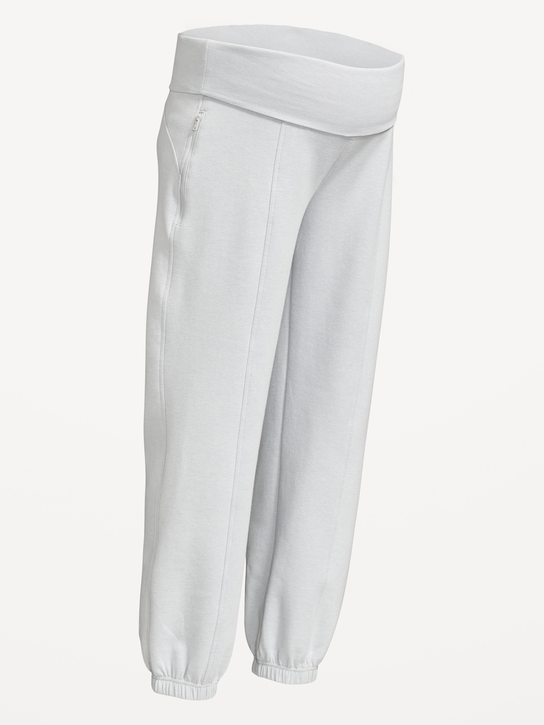 Maternity Dynamic Fleece Rollover Waist Joggers