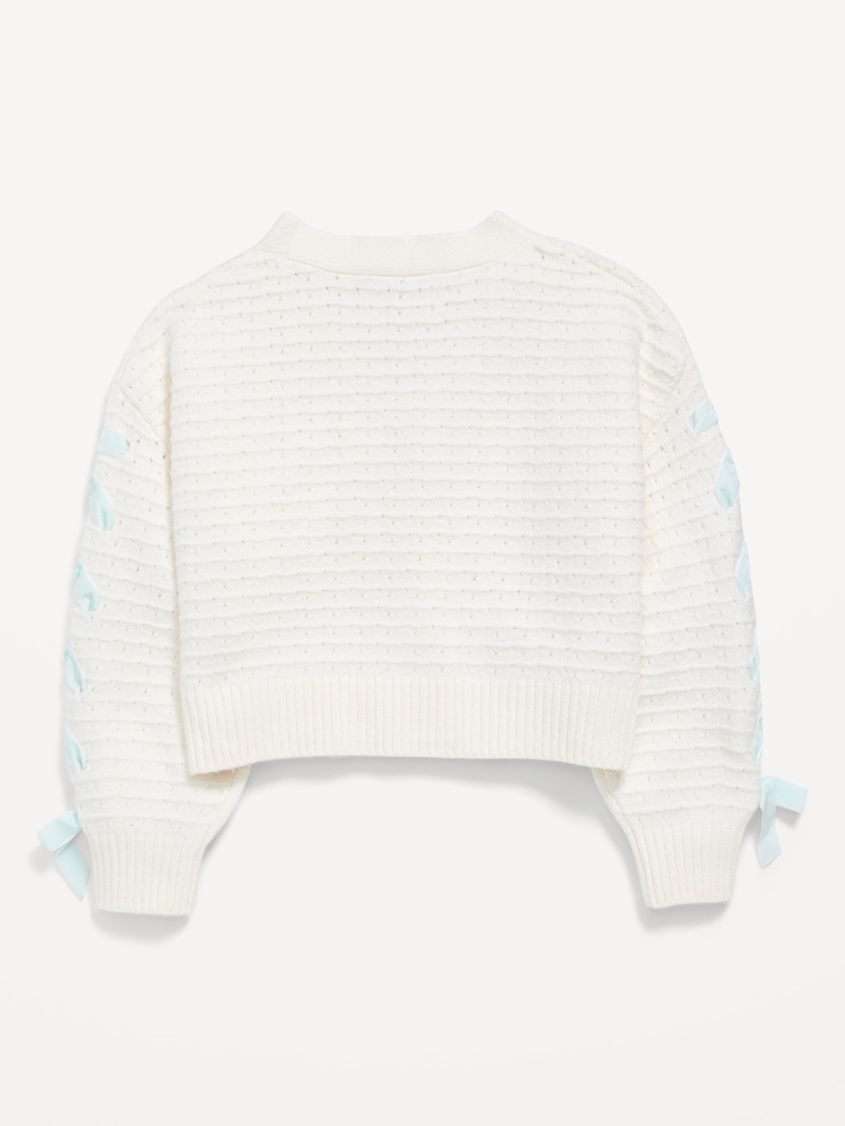 SoSoft Bow-Tie Cardigan Sweater for Girls