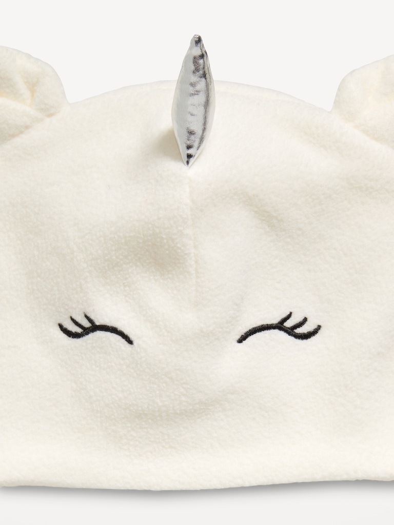 Unicorn Trapper Hat and Mittens Set for Toddler Girls