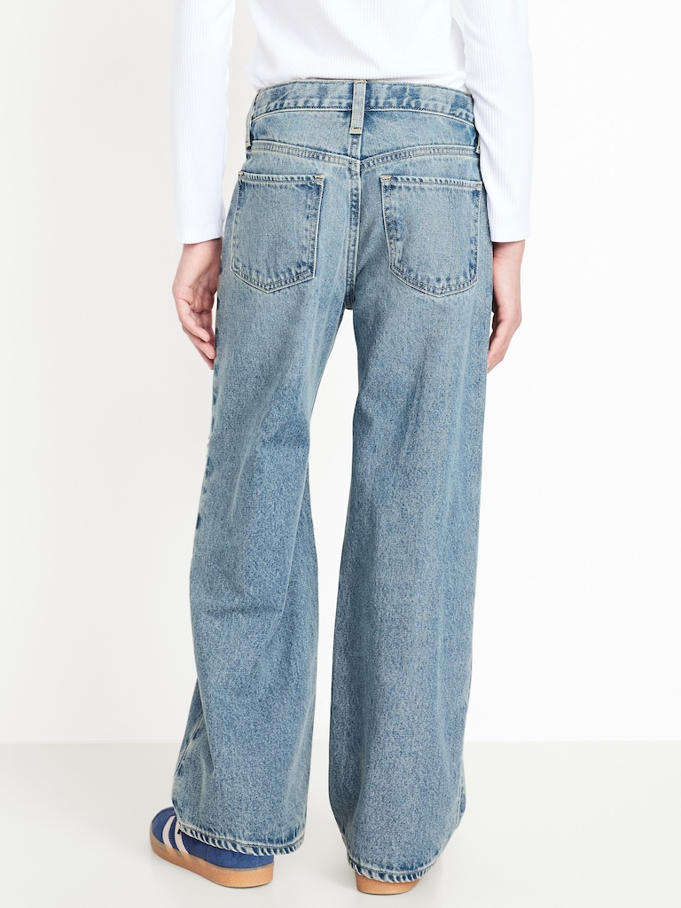 Baggy Straight-Leg Jeans for Girls
