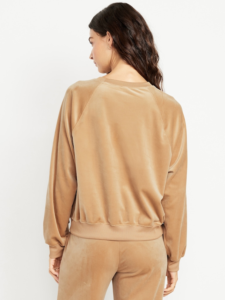 Velour Lounge Top