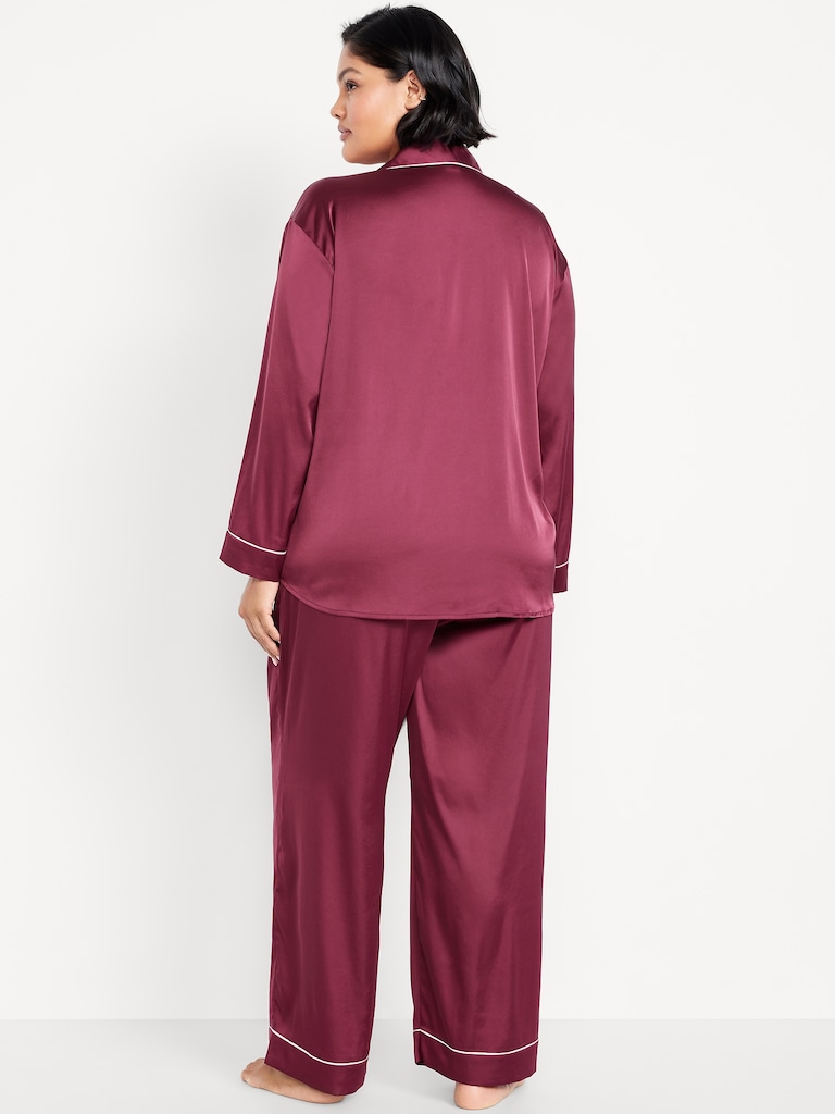 Satin Pajama Pant Set for Women