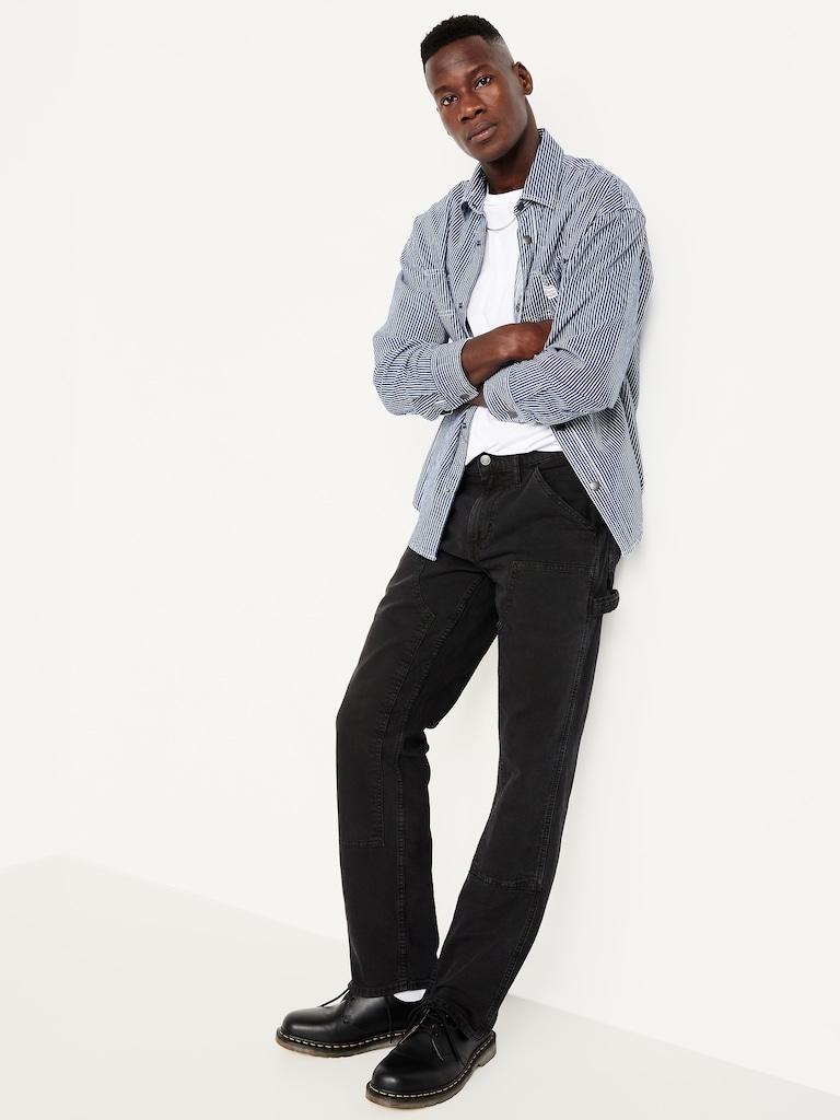 90’s Straight Built-In Flex Workwear Carpenter Jeans