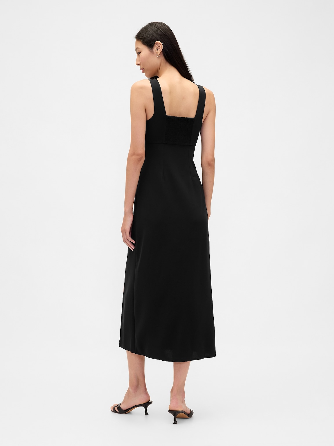 Double Knit Sweetheart Corset Maxi Dress