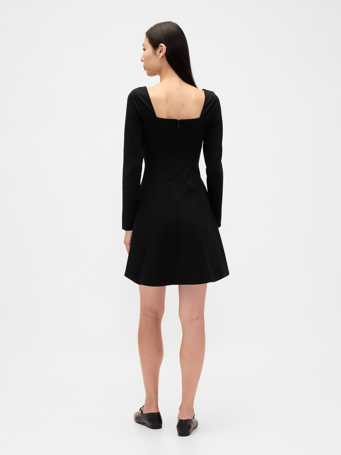 Double Knit Sweetheart Corset Mini Dress