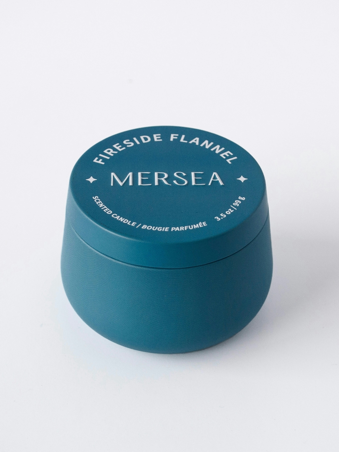 Mersea Fireside Flannel Toy Shop Tin Candle