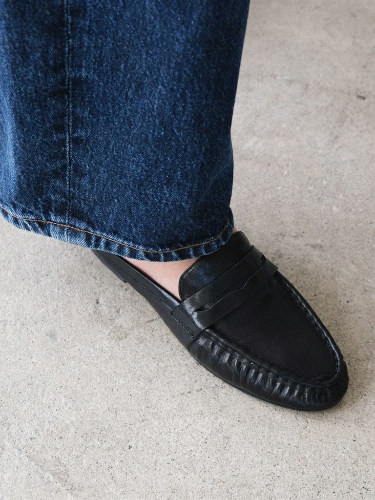 Porta Penny Loafer Mule
