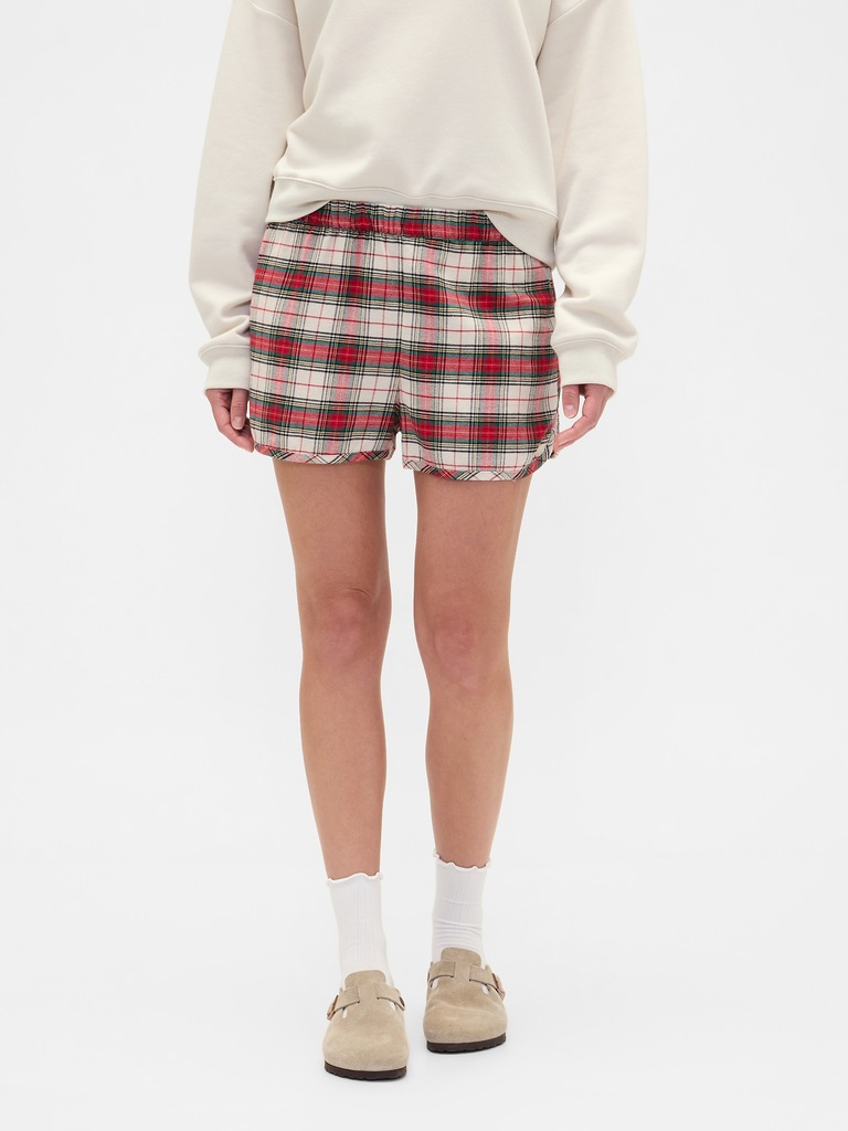 Flannel PJ Shorts