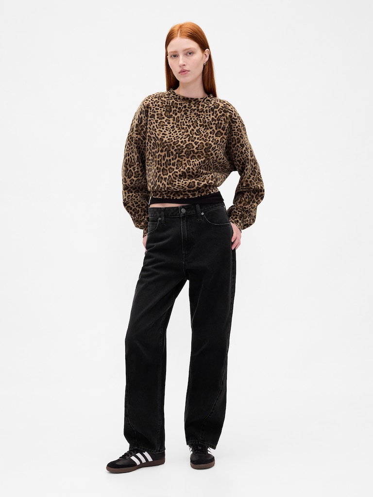 VintageSoft Wedge Crewneck Sweatshirt