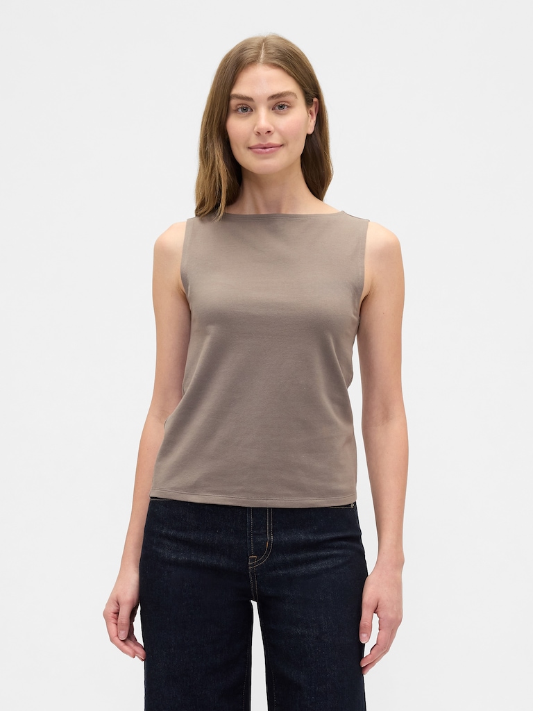 Boatneck Tank Top
