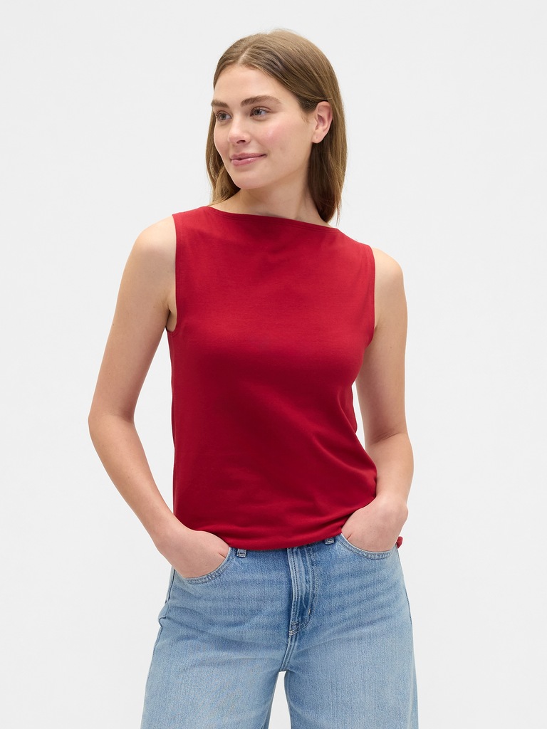 Boatneck Tank Top