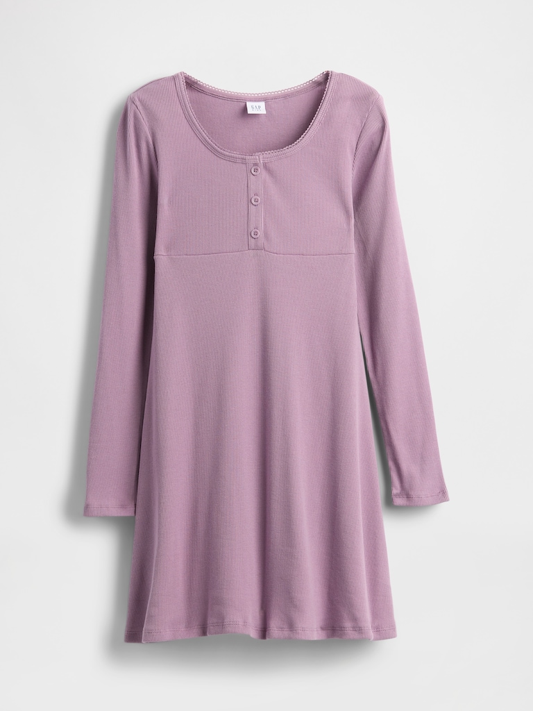 Kids Rib Henley Dress