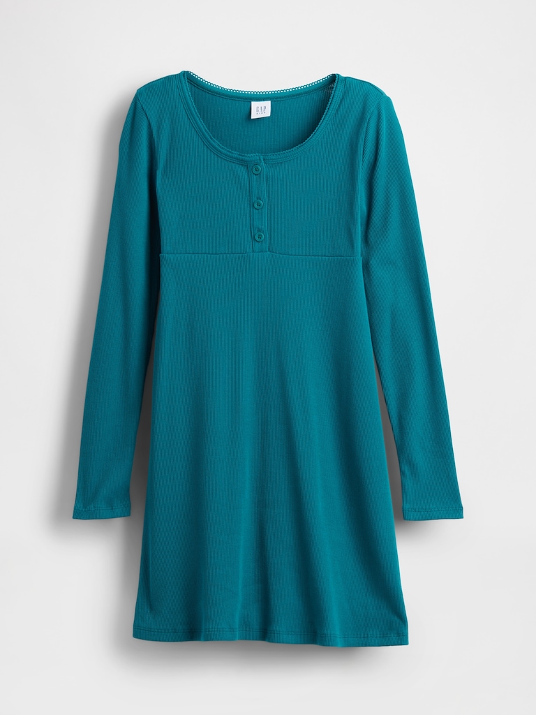 Kids Rib Henley Dress