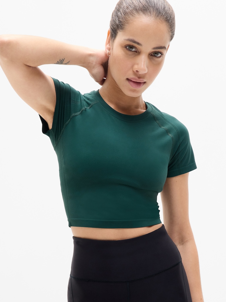 Momentum Flex Crop Tee