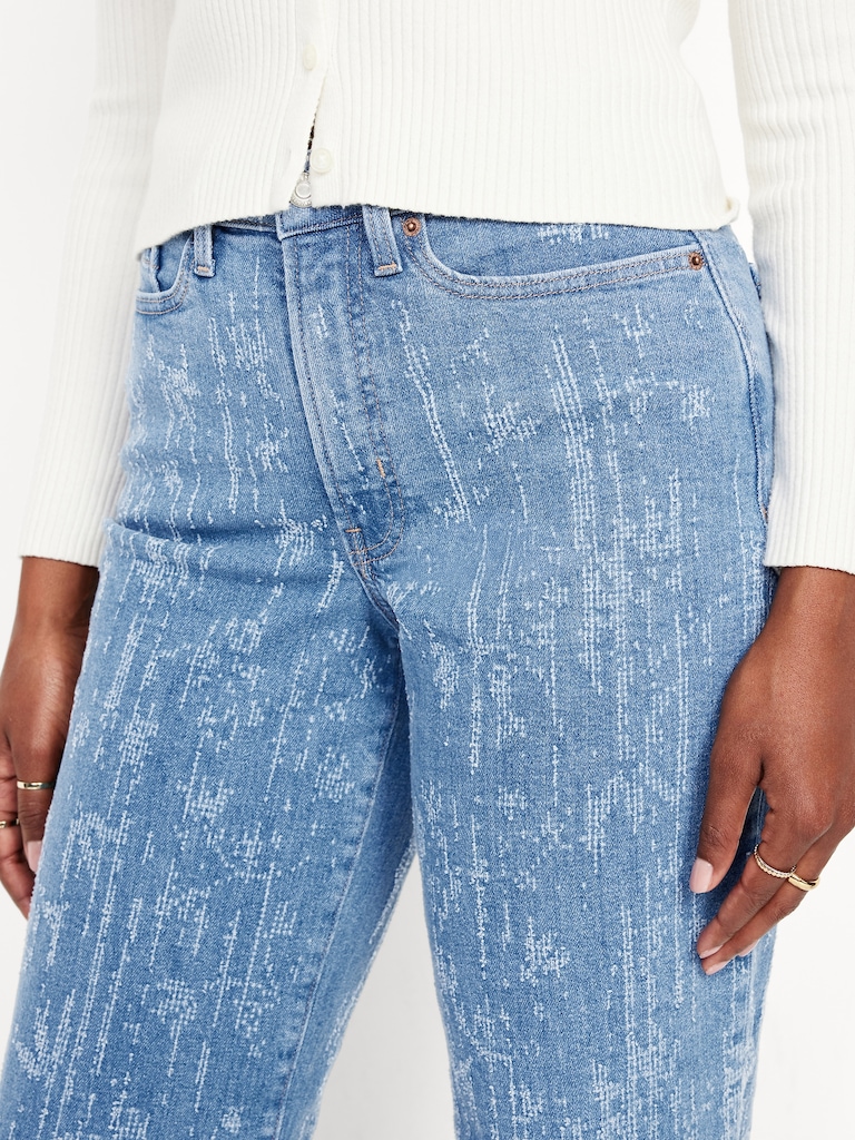 Curvy High-Waisted OG Loose Textured Jeans
