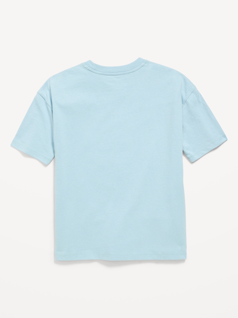 Oversized Short-Sleeve Graphic T-Shirt for Boys