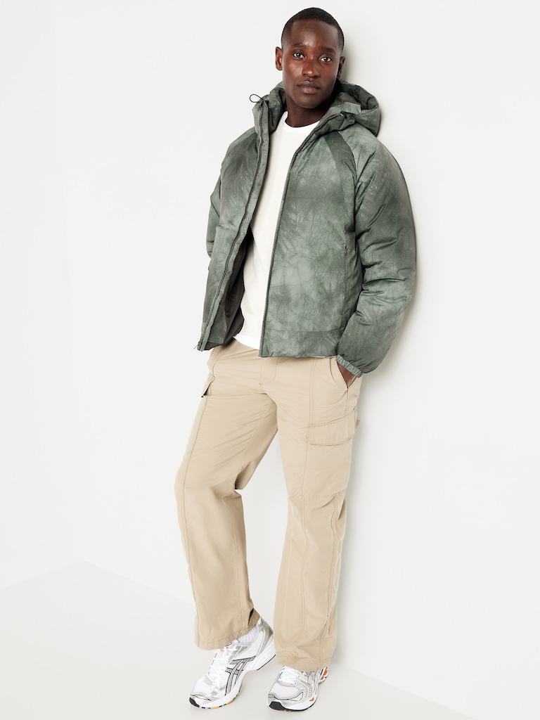 Oversized Water-Resistant Hooded Puffer Jacket