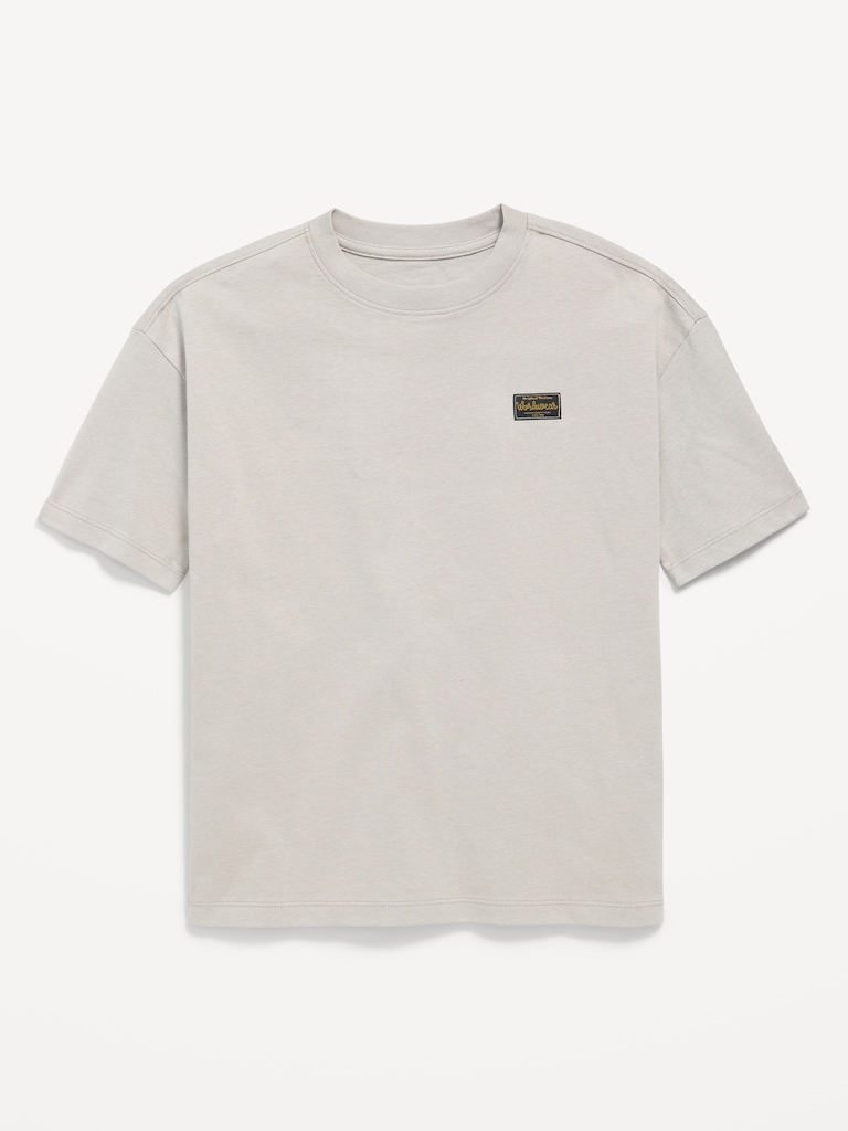 Oversized Short-Sleeve Graphic T-Shirt for Boys