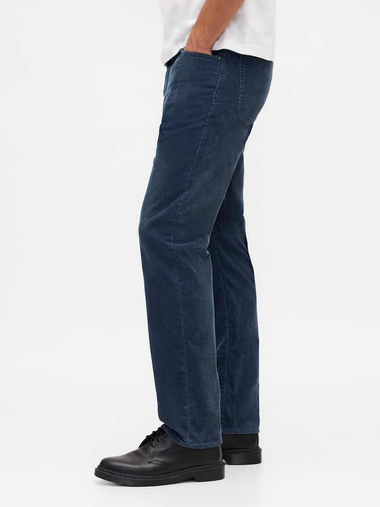 Corduroy Relaxed Straight Pants