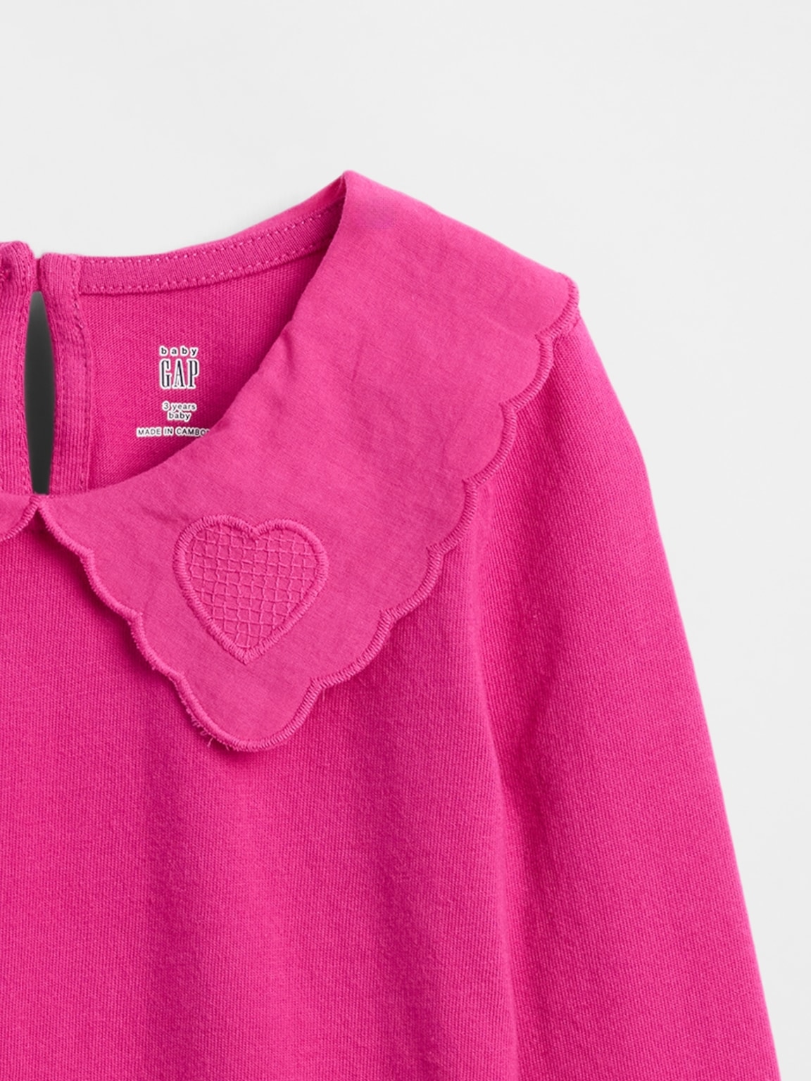 Baby & Toddler Heart Collar Top