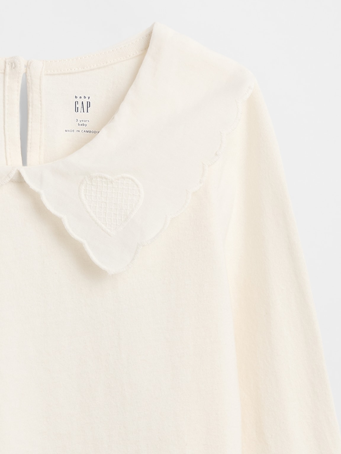 Baby & Toddler Heart Collar Top