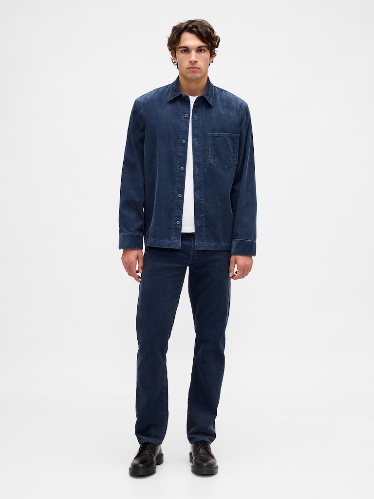 Corduroy Relaxed Straight Pants