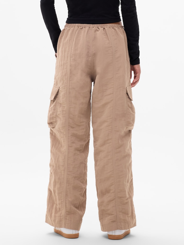 Athleta Girl Woven Cargo Wide Leg Pant
