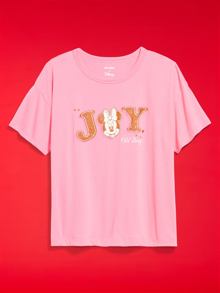 Old Navy x Disney Minnie Mouse Holiday-Graphic T-Shirt for Women