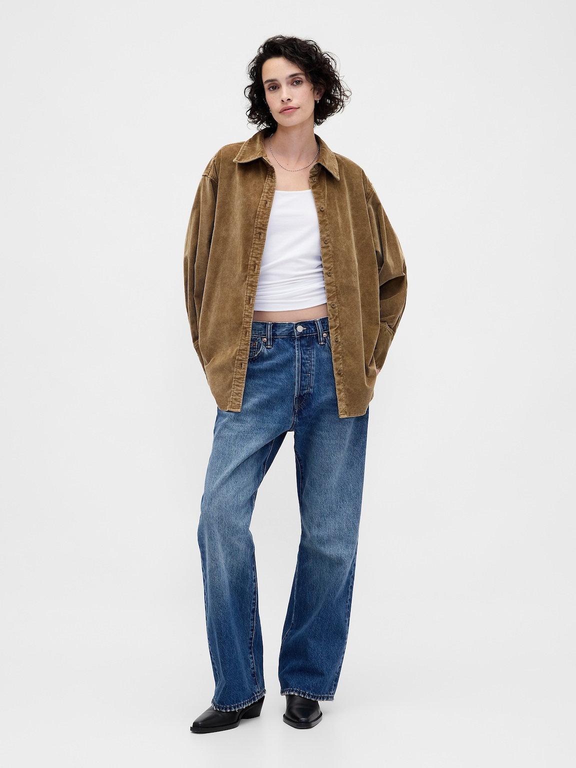 Corduroy Big Shirt