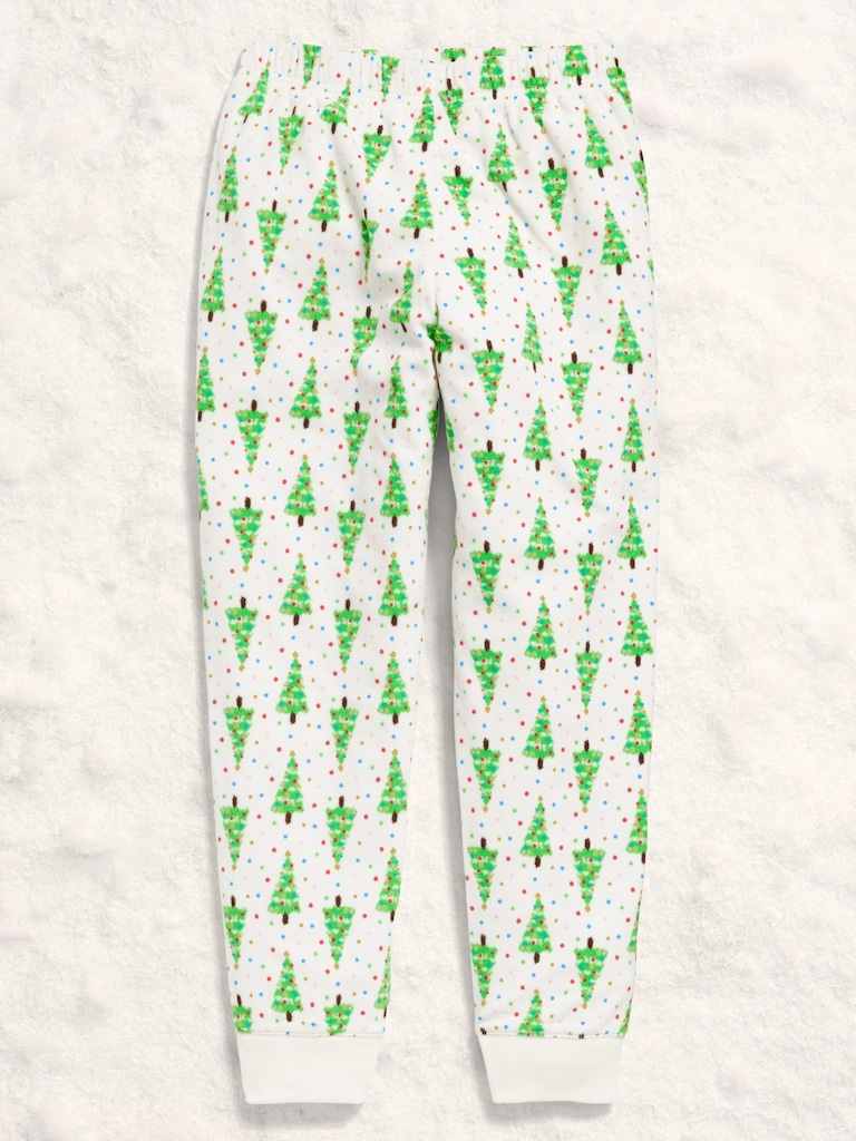 Gender-Neutral Microfleece Jogger Pajama Pants for Kids