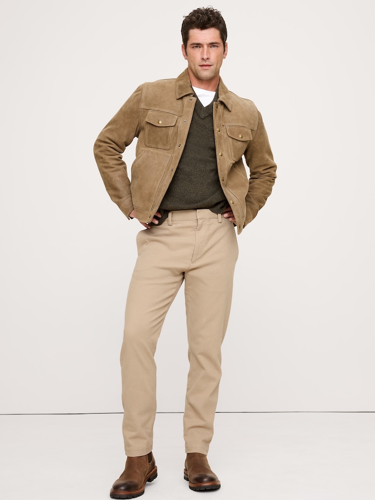 Slim Brushed Traveler Chino