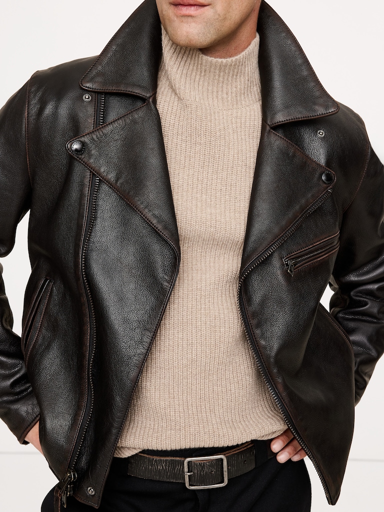 Leather Moto Jacket
