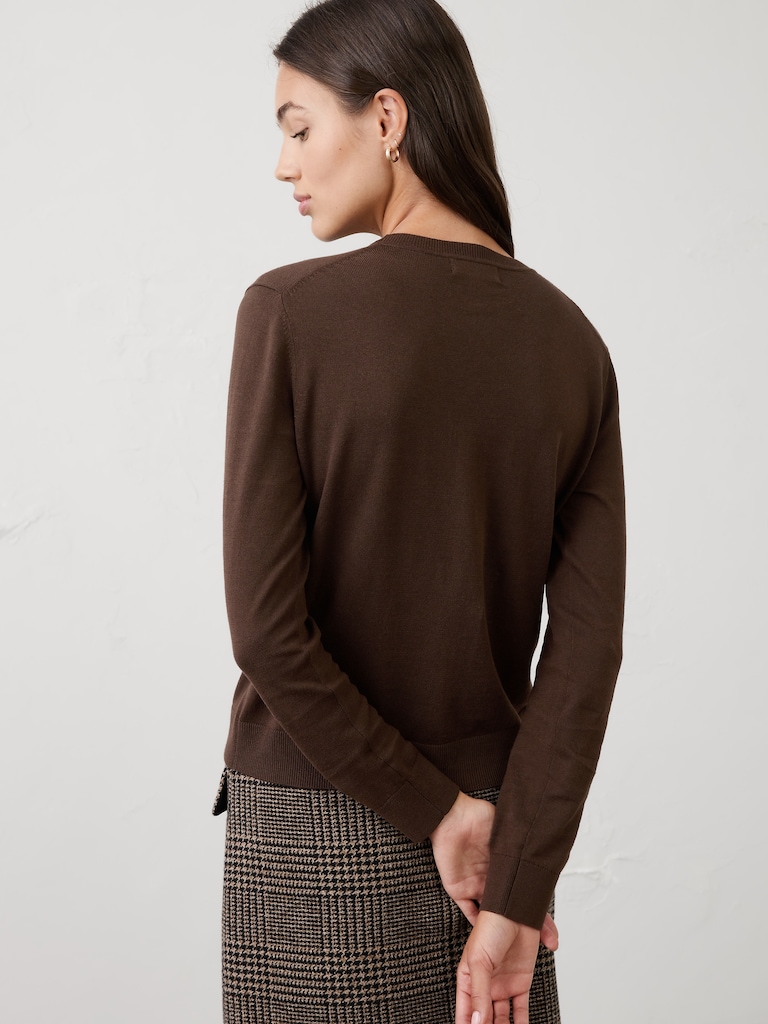 Forever V-Neck Cardigan Sweater